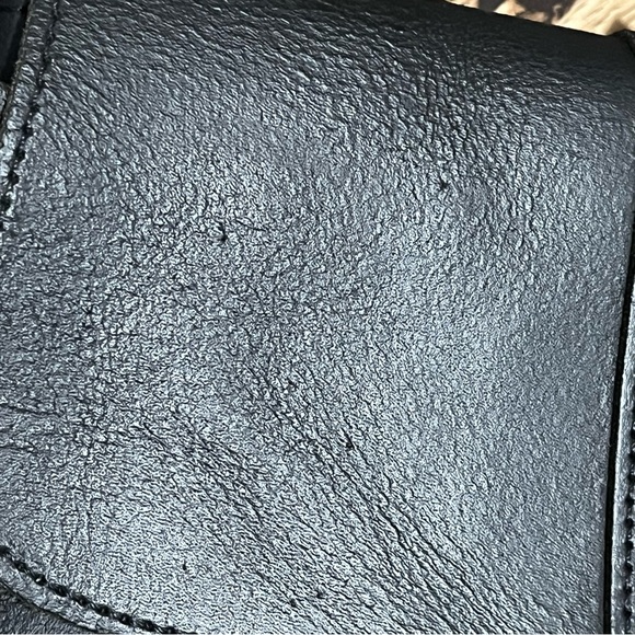 Grafea Black Leather Backpack Made in England Preowned